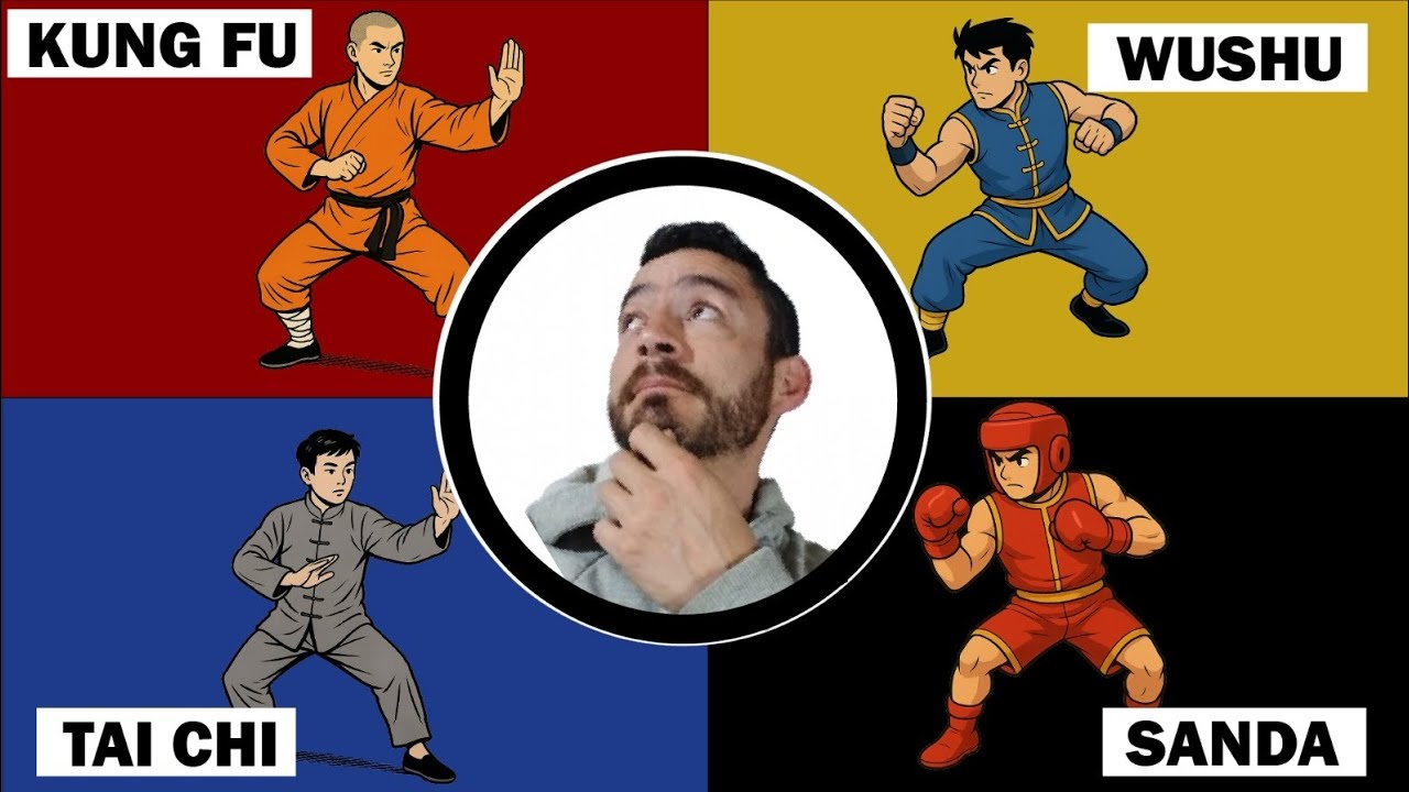 KUNG FU vs WUSHU vs TAI CHI vs SANDA  - La Verdad Como Nadie te lo Muestra!