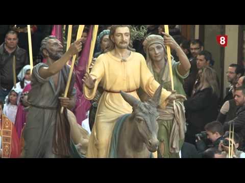 Procesión de la Real Cofradía de Jesús en su Entrada Triunfal en Jerusalén