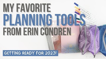 MY FAVORITE ERIN CONDREN PLANNING SUPPLIES | 2023 Planner Accessories | Planner Setup Ideas