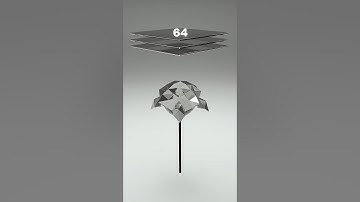 1,000,000 3D Cloth x Glass Sphere Sim | Which Looks Best? #3danimation   #satisfying #asmr