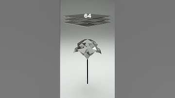 1,000,000 3D Cloth x Glass Sphere Sim | Which Looks Best? #3danimation   #satisfying #asmr