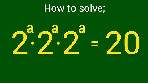 Exponentieel probleem van de Amerikaanse Olympiade in minuten opgelost