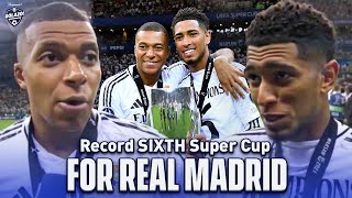 Thumbnail for Kylian Mbappe & Jude Bellingham speak after Real Madrid WIN the UEFA Super Cup | CBS Sports Golazo