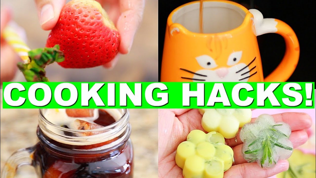 12 AMAZING FOOD LIFE HACKS! - YouTube