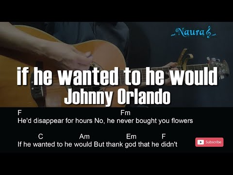 Johnny Orlando - if he wanted to he would Guitar Chords Lyrics - YouTube
