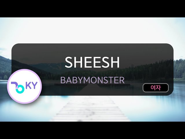 SHEESH - BABYMONSTER (KY.82891) / KY KARAOKE class=