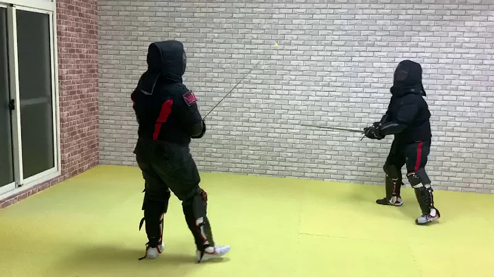 Longsword fence with Howard Huang