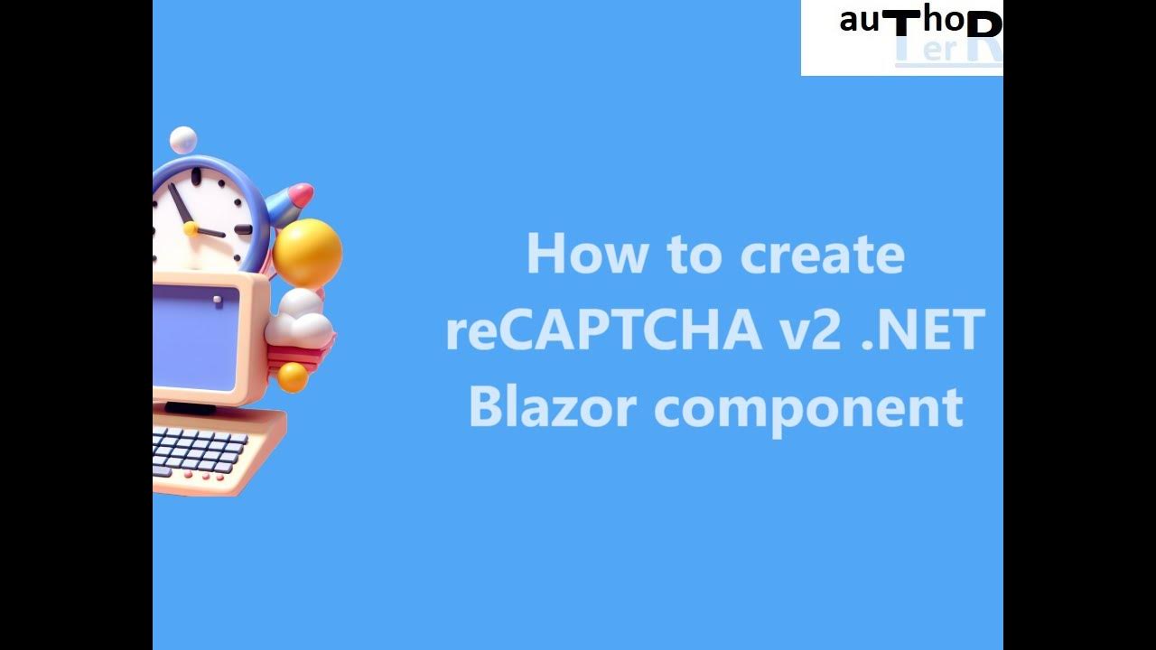 How to create reCAPTCHA v2 .NET Blazor component - YouTube
