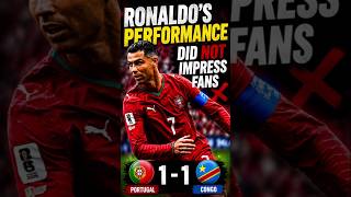 RONALDO FAILED TO IMPRESS! 😱 Portugal Fans React #football