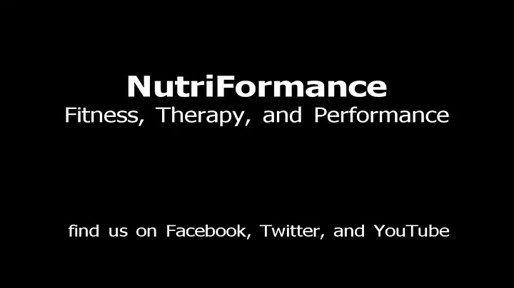 NutriFormance Nutrition: Weight Loss Tip for Lifel...