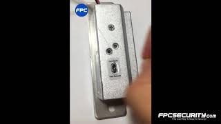 How to Adjust from Fail Safe to Fail Secure on the VIS-EL104-FSESA Electric Strike
