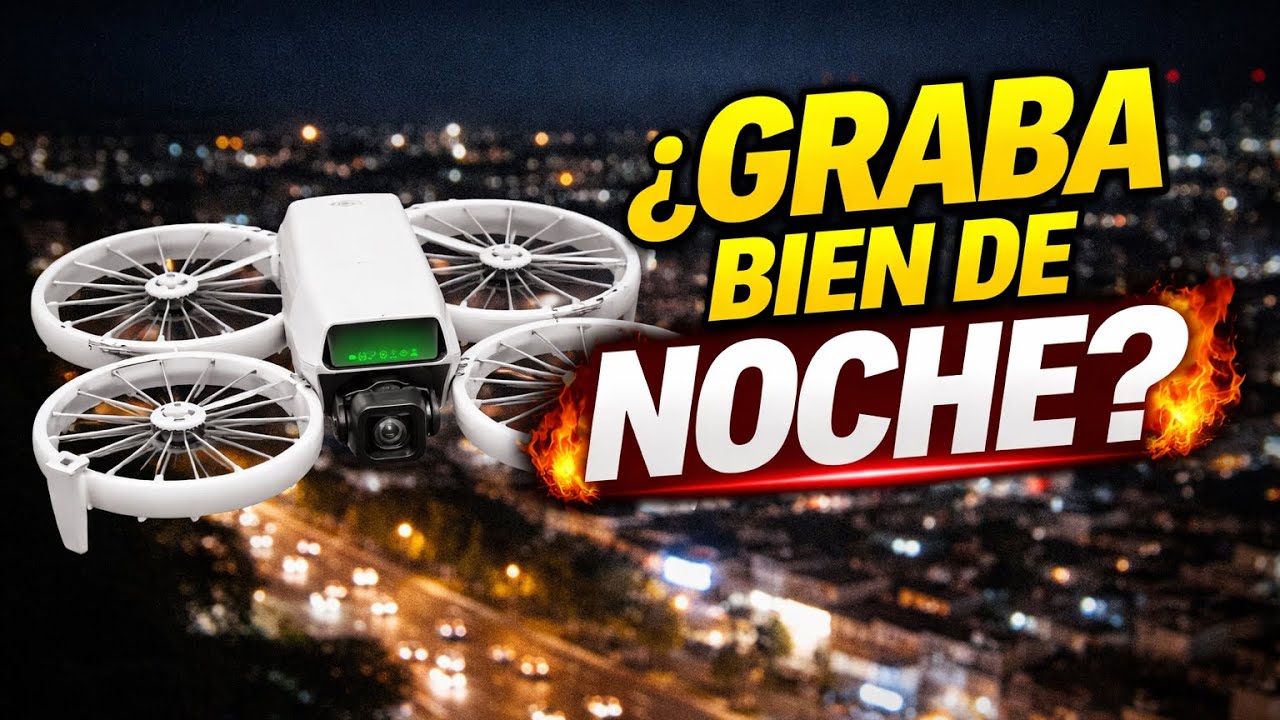 DJI FLIP Night Test 🌙 | Grabación Nocturna en Horizontal