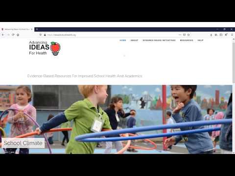 Search & Filter Tutorial - Ideas4SchoolHealth.org