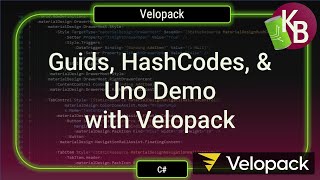 C# - Guids, HashCodes & Uno demo with Velopack