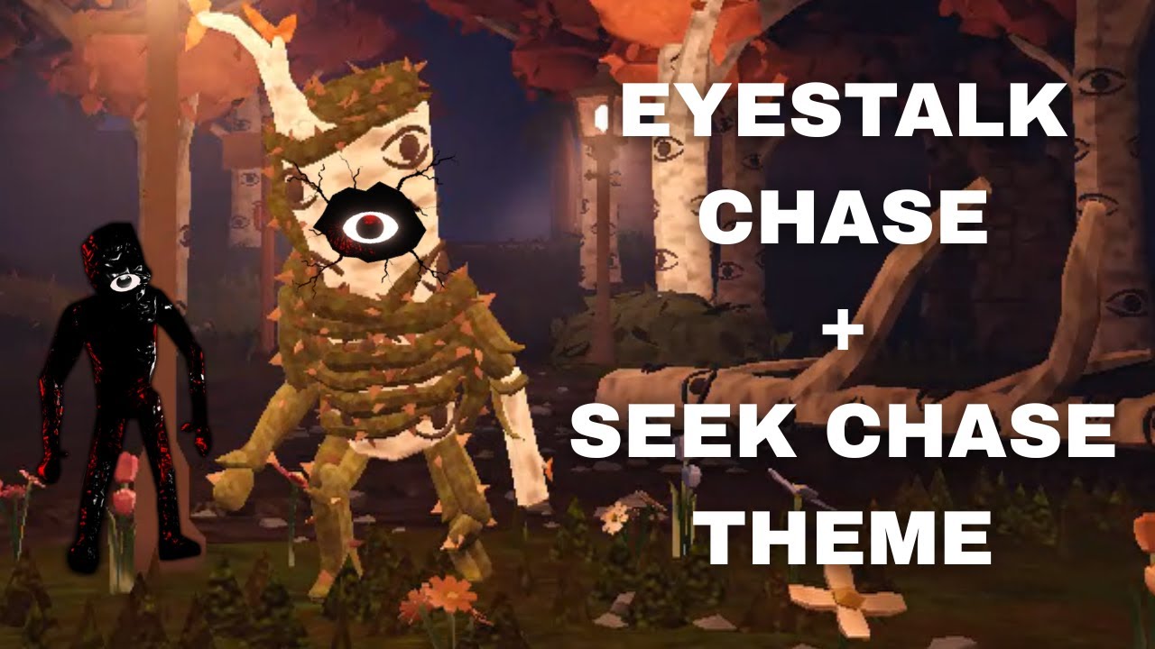 Eyestalk Chase but with Seek Chase Theme [Ready or Not + Here I Come] - DOORS