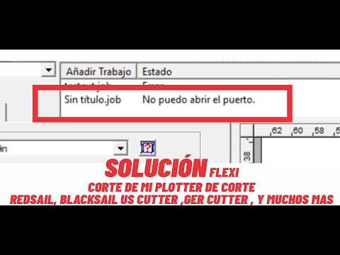 NO PUEDO ABRIR EL PUERTO SOLUCION A ERROR DE FLEXI EN PLOTTER