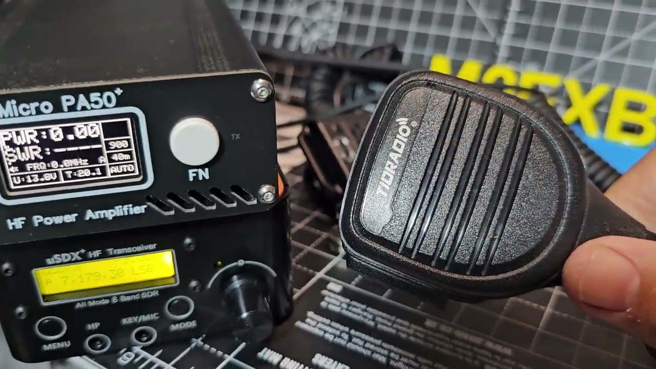 RSGB - LIVE CONTACT USDX Plus v2 - SDR Transceiver - YouTube