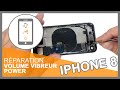 Nappe bouton power + volume + vibreur iPhone 8 / iPhone SE (2020) / SE (2022)