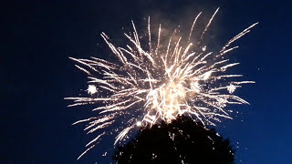 July 4th ,2015 FIREWORKS In A Neighborhood Backyard FREEZE Fourth Of July