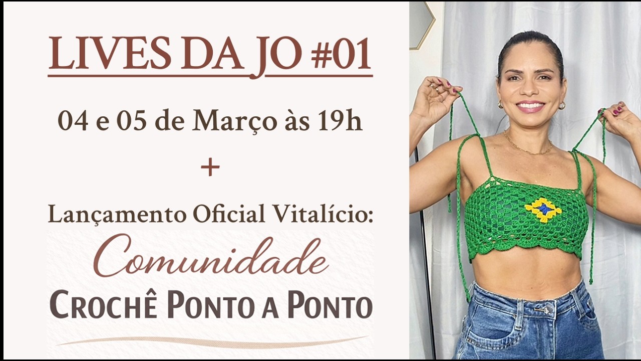 Lives da Jo #01 (Parte 1) | 04/03/26 às 19h