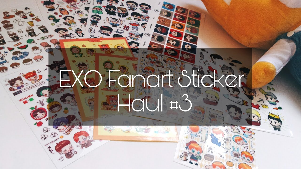 HAUL;; EXO Fanart Stickers #3