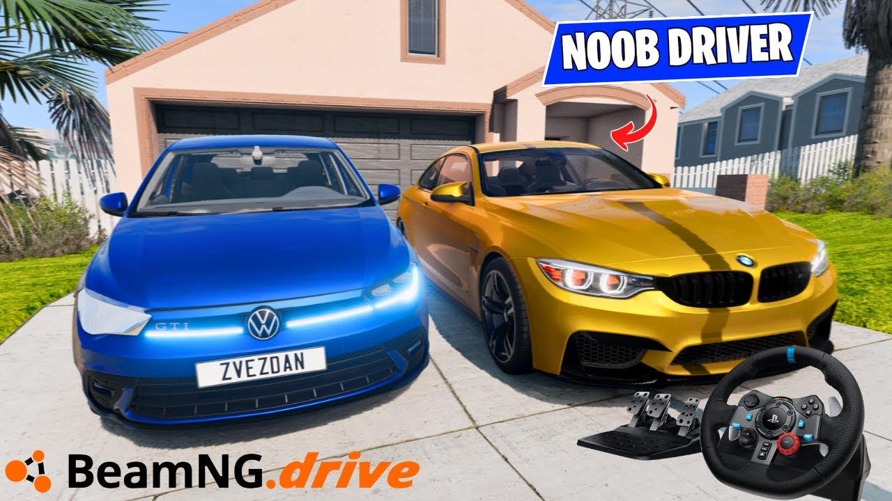 🔴NOOB Driver Plays BeamNG for the First Time!