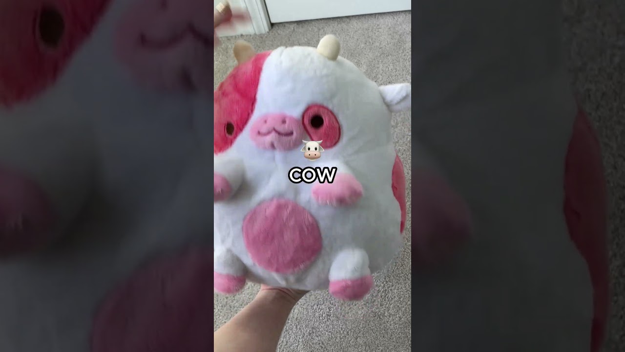 Our cow is PERFECT for anyone! 🐮🍓#cows #cuteanimals #plushies #cute #squishy #kawaii #giftideas