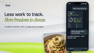 IZeat — a calorie tracker with no data entry screen
