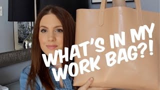 WHAT'S IN MY WORK BAG?! | MELSOLDERA