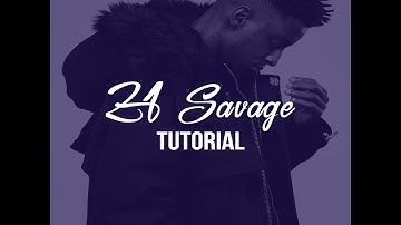 How to Make a 21 Savage Type beat (FL STUDIO 12 Tutorial)