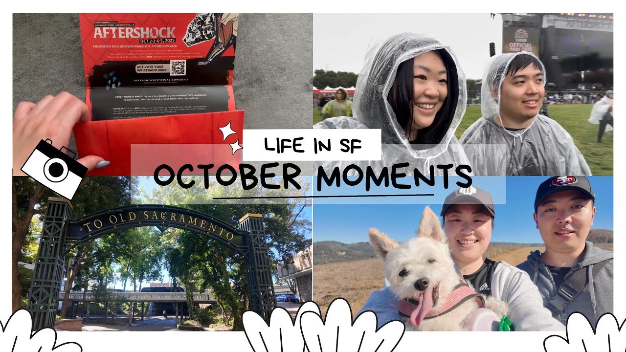 Life In SF: October | AFTERSHOCK Music Festival | Exploring Old Sac | Hiking | Taishoken Noodles