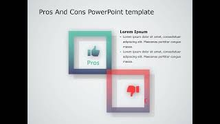 Animated Pros And Cons 7 PowerPoint Template | SlideUpLift