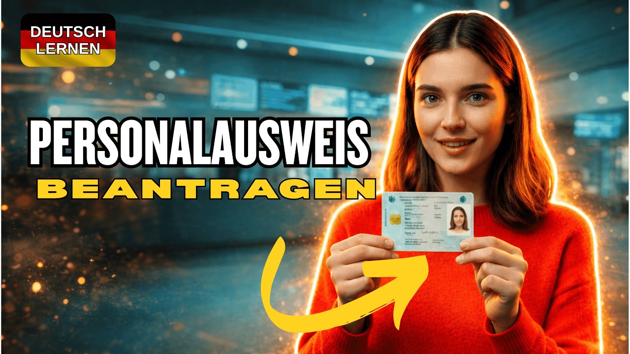 Deutschkurs B1/B2 Niveau | Thema: Personalausweis beantragen | Deutsch lernen