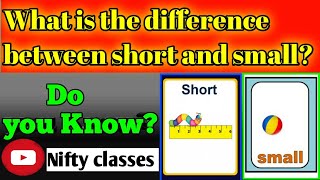 Famous Difference between Short and Small? Profile