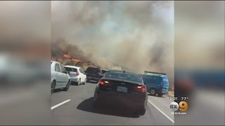 Wildfire Burns 1,200 Acres Near Beaumont