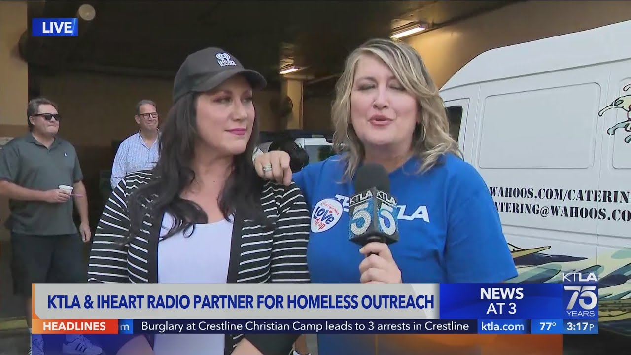 Lisa Foxx joins KTLA and iHeartMedia for homeless outreach