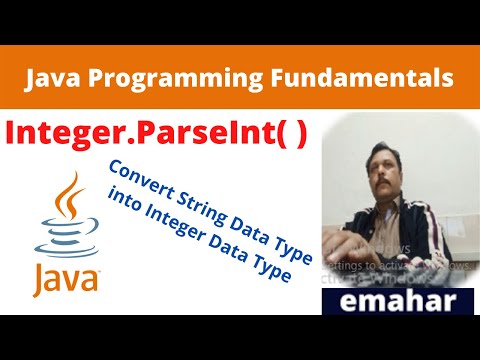 String Data Type into Integer | Java Fundamentals