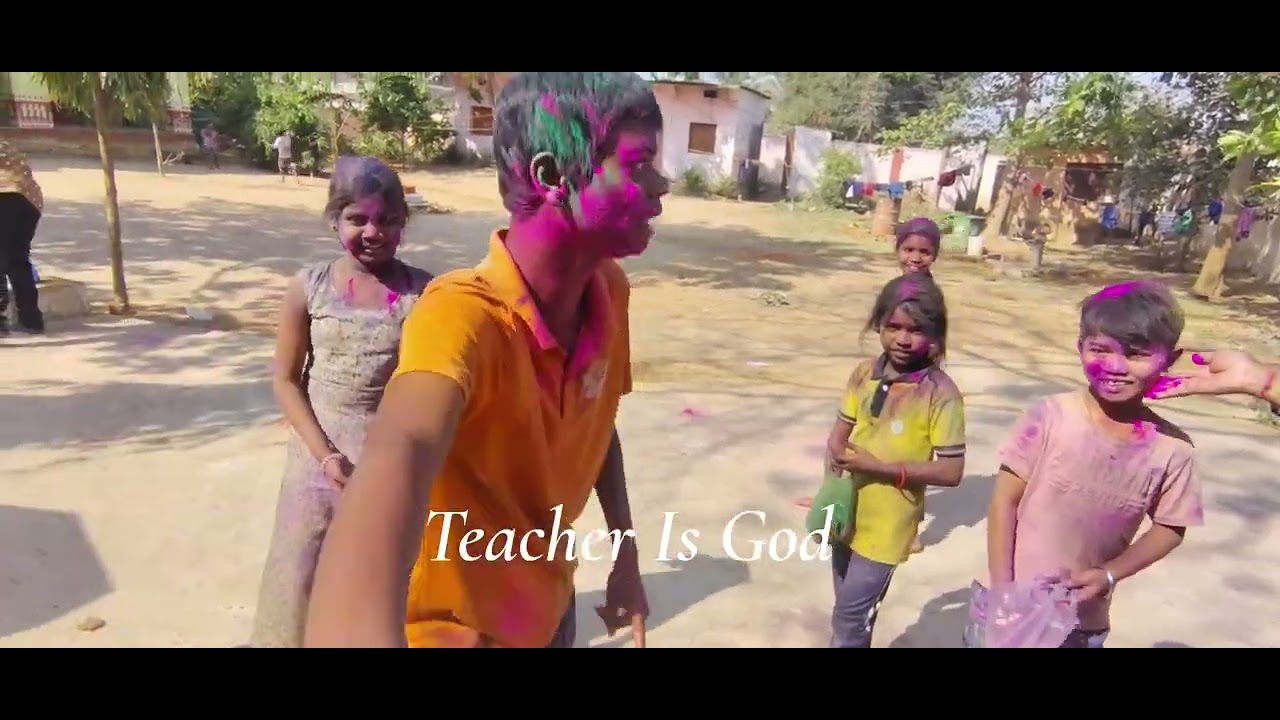 #TeacherStudent#Holi #India Village Lifestyle #Odisha #Nuapada News#Lalit Chhatria 