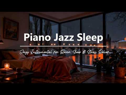 Jazz Piano at Night 🌙 Gentle Piano Jazz Instrumental for Sleep, Calm & Peaceful Night