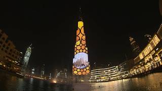 2 Years To Go | Countdown Projection on Burj Khalifa