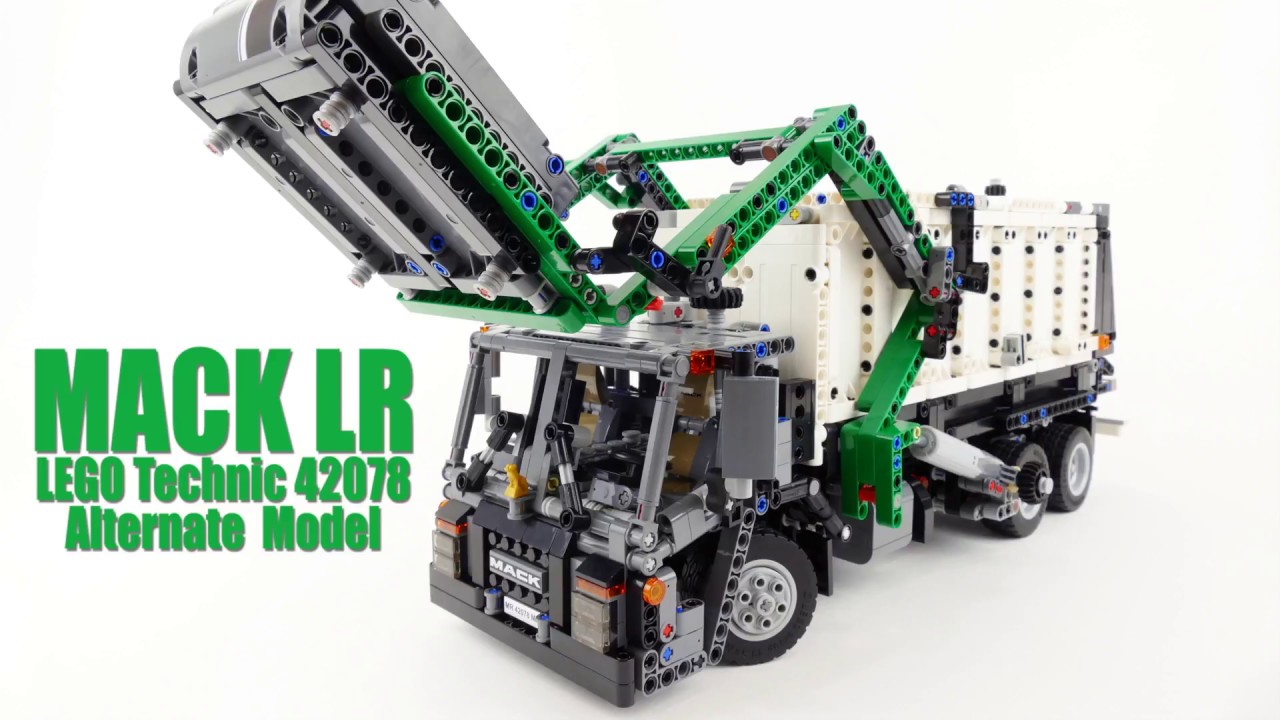 Mack Garbage Truck LEGO Technic 42078 Official Designer Video - YouTube