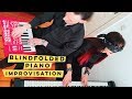 Gubanova&amp;Strauss - Blindfolded  improvising piano (experiment)