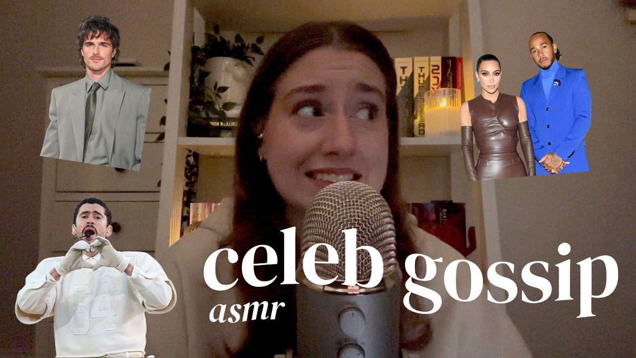 asmr | your pop culture update (bad bunny, olympics cheater, news anchor disappearance etc.)