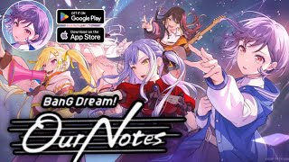 BanG Dream! Our Notes Gameplay Android IOS -  Launch.