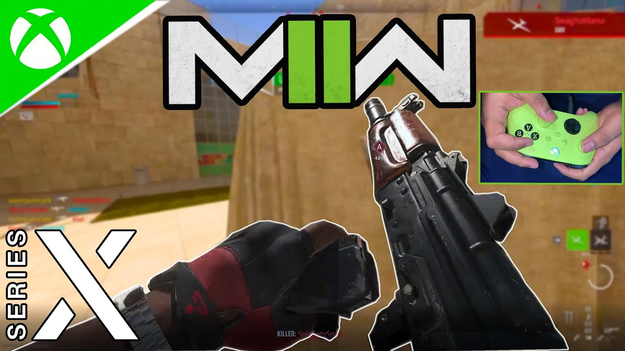 COD Modern Warfare 2 Claw Handcam Xbox series x gameplay AK74U