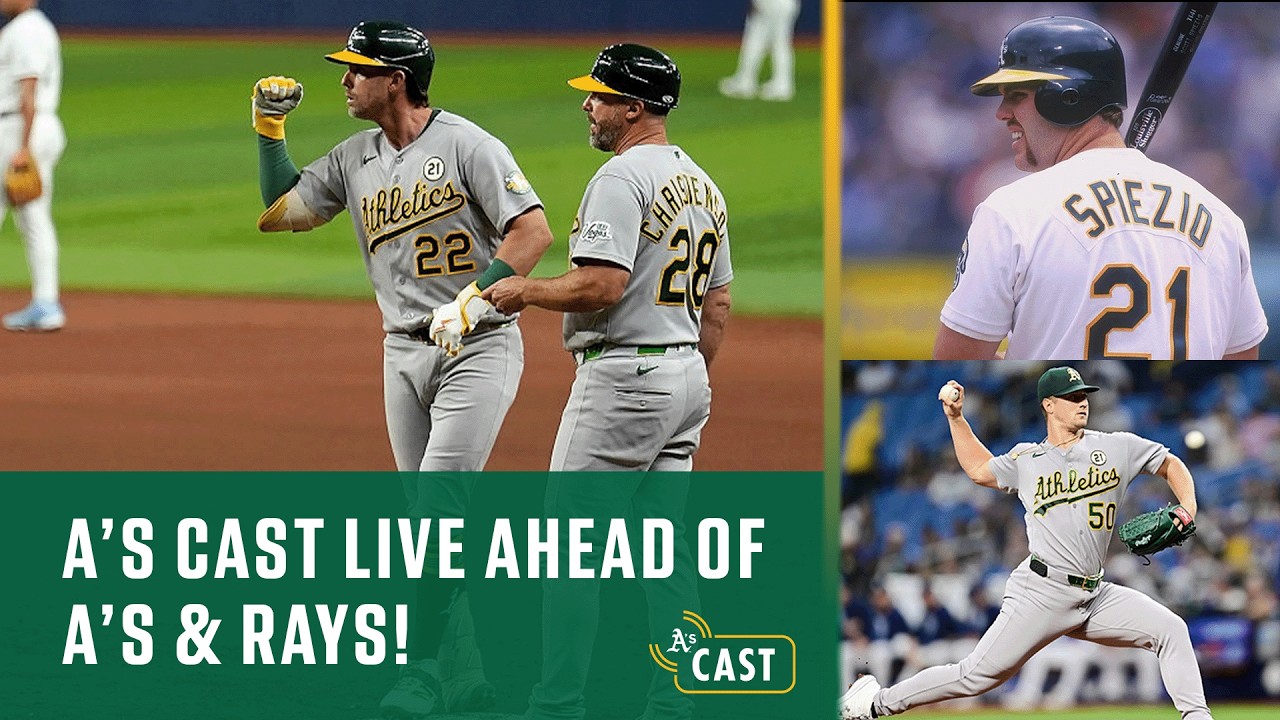 A's Cast Live: Sandy Alderson, Scott Spiezio & Dewayne Staats Join Towny! | A's vs. Rays Preview