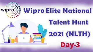 Wipro NLTH day 3