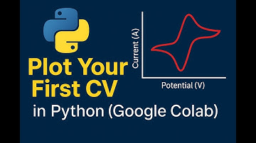 Plot Your First CV in Python | Google Colab Tutorial for Electrochemists