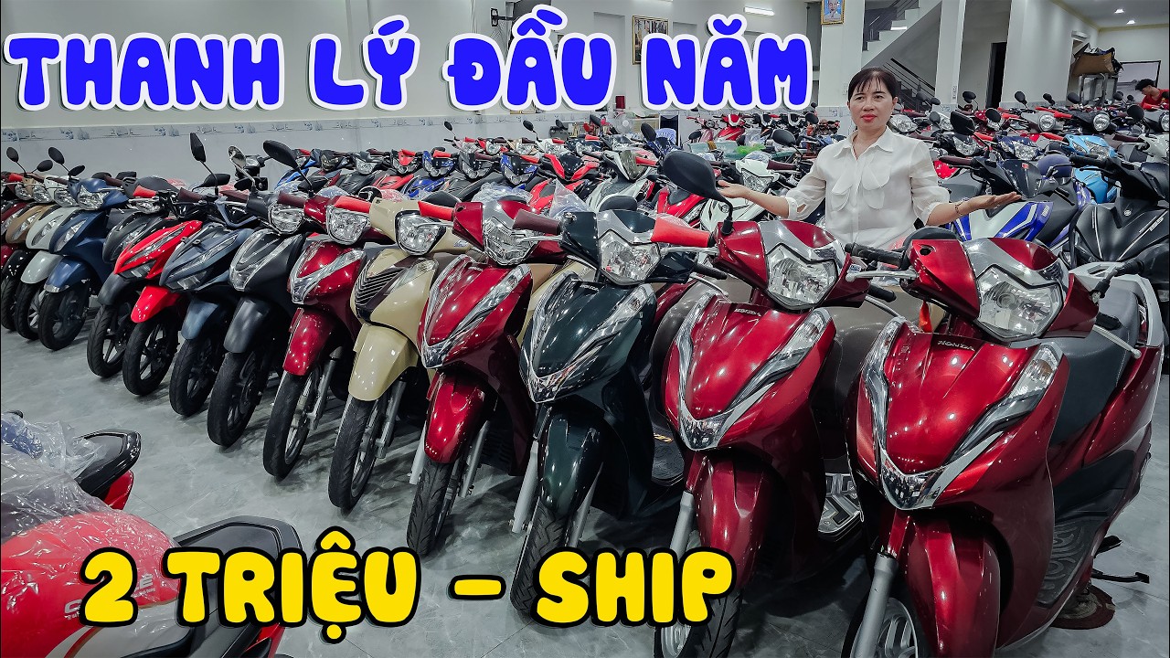 BÀ CHỦ THANH LÝ ĐẦU NĂM SH 125 VISIONA AB PCX XE ĐI LÀM SỐC 2 TRIỆU SHOP XE 247