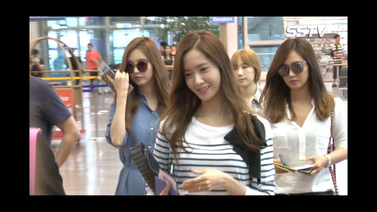 [SSTV] 소녀시대(Girls' Generation) 태연-윤아-유리-서현, 길거나 짧거나~ ‘극과극 공항패션’